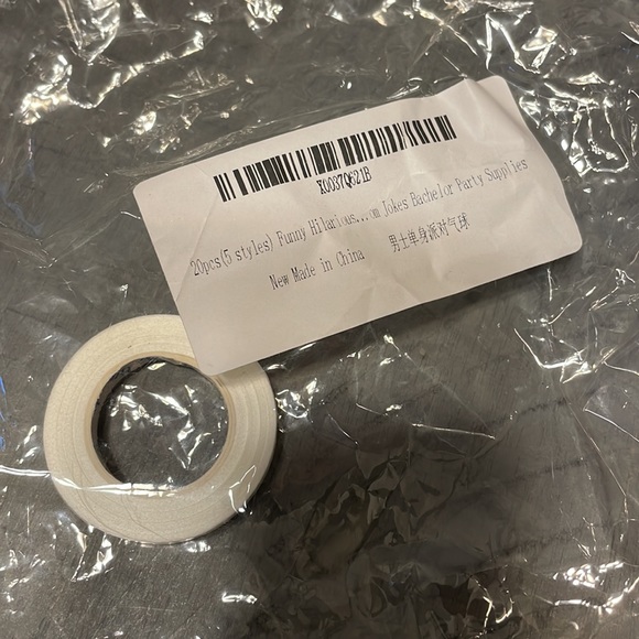 Bachelor party balloons 14 total white ribbon - Picture 5 of 5